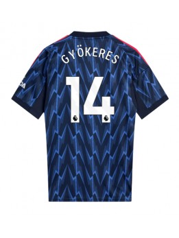 Arsenal Viktor Gyokeres #14 Replika Borta Kläder 2025-26 Kortärmad